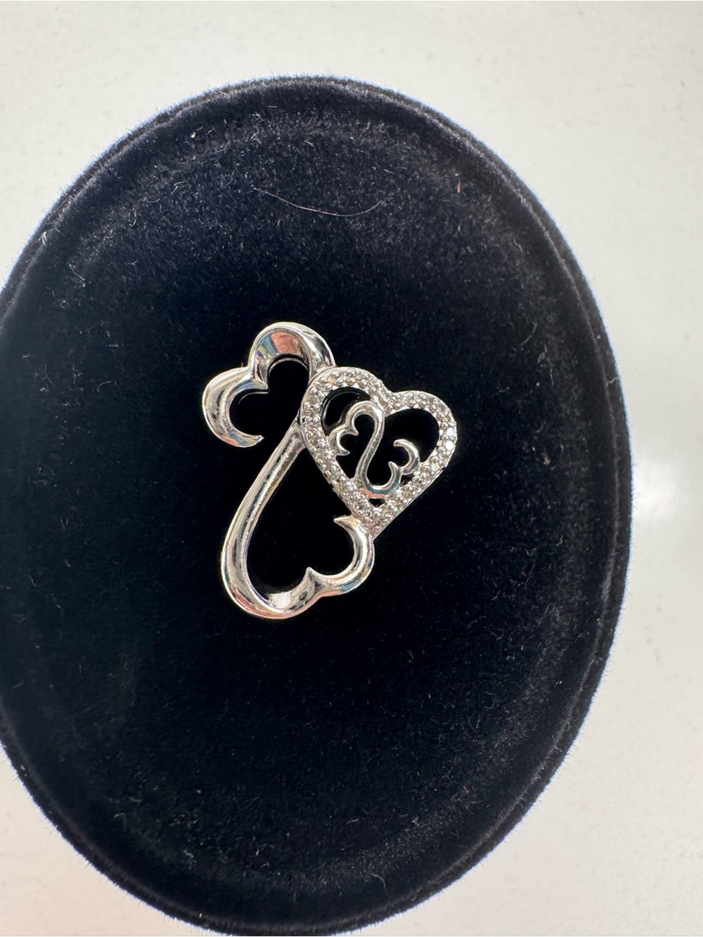Jane Seymour Open Hearts Sterling Silver 925 Pendant – Peace, Love & Open Hearts - Picture 7 of 9